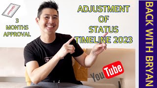 ADJUSTMENT OF STATUS TIMELINE under K1-VISA | Approved 2023 | Interview Waived #adjustmentofstatus