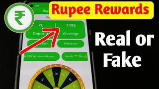 Rupee Rewards app real or fake screenshot 2