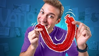 Eating GIANT Centipedes... Made of Gummy! | A.T. #151
