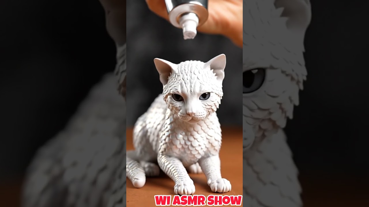 White Cat Out From Magic Tube 🐱 