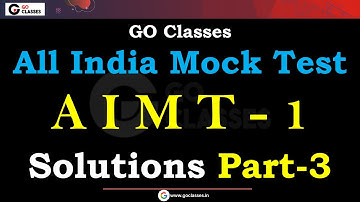 All India Mock Test 1 - Solutions Part 3 | GATE CSE 2024 | GO Classes AIMT -1 | Deepak | WITH NOTES