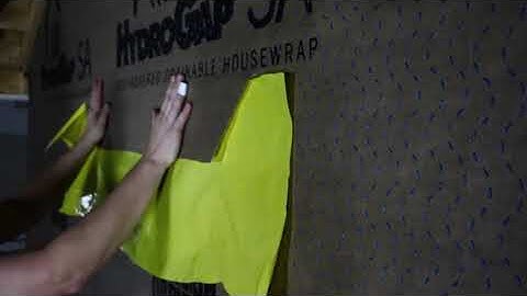 HydroGap® SA Window/Door Head Flashing Detail