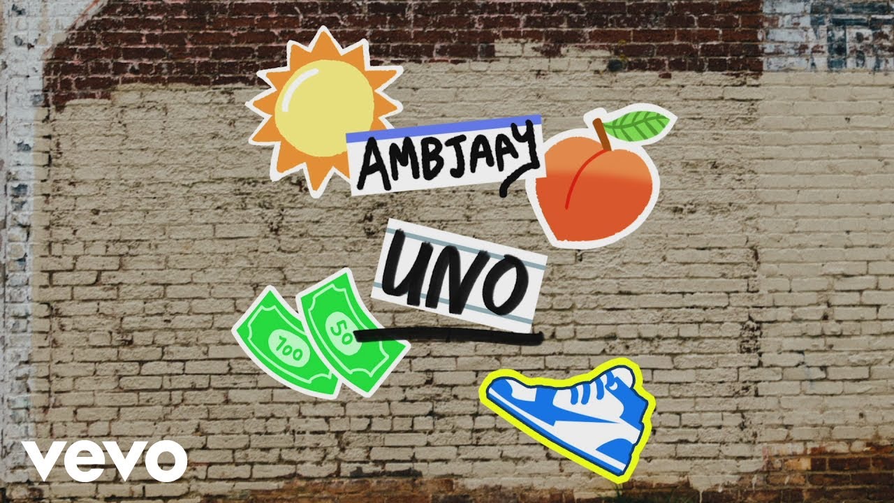 Ambjaay Uno Lyric Video Youtube - ambjaay uno roblox id