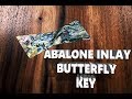 Abalone Inlay Butterfly Key