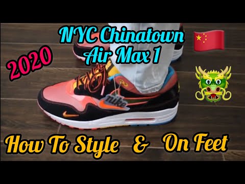 air max 1 nyc chinatown on feet