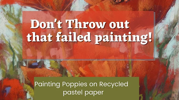 Recycle Day Demo!  Don't Throw Away Your Bad Paintings!