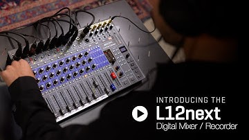 LiveTrak L12next | Digital Mixer & Multi-Track Recorder for Musicians