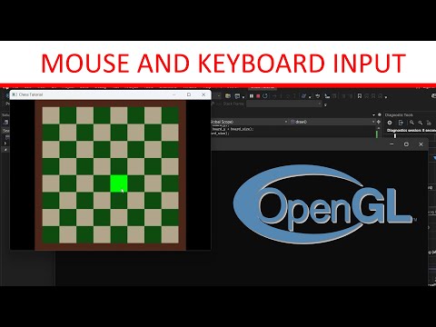 Getting Mouse and Keyboard Input in OpenGL (C++ Chess Engine, Ep. 2)