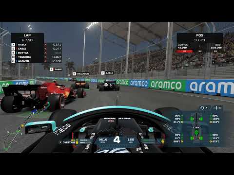 F1 2021 - 110 AI - last to first