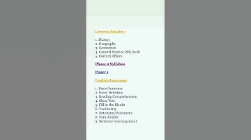 FCI assistant grade 3 exam syllabus 2025 / FCI assistant grade 3 exam syllabus #fci #fcijobs