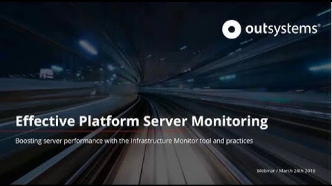 Effective Platform server monitoring
