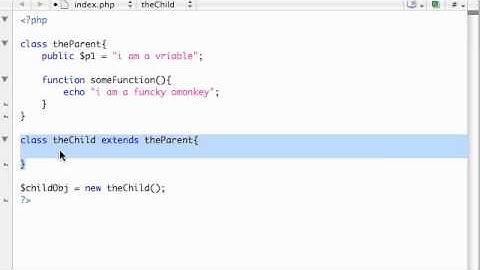PHP Tutorial - 42 - Inheritance