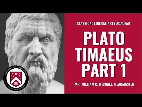 Plato, Timaeus.  Part 1