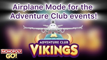 Airplane Mode/APM for the Adventure Club events in Monopoly GO! #apm #monopolygo #airplanemode