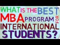 MBA for International Students