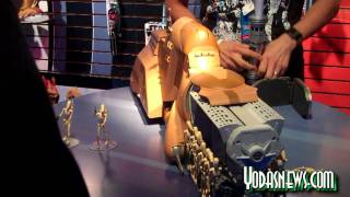 Star Wars Hasbro Mtt Droid Carrier Demo New York Toy Fair 2012