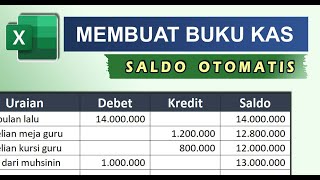 Rumus Buku Kas Umum (BKU) di Excel