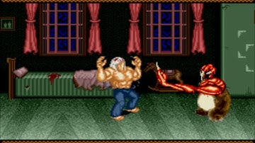 Splatterhouse 3 Genesis All Boss Battle Gameplay