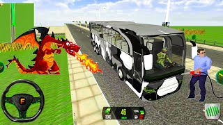 Play The Us Army Bus Driving 2019 #3 - For Transporting Military Squad To Base Camp - Android Game screenshot 4