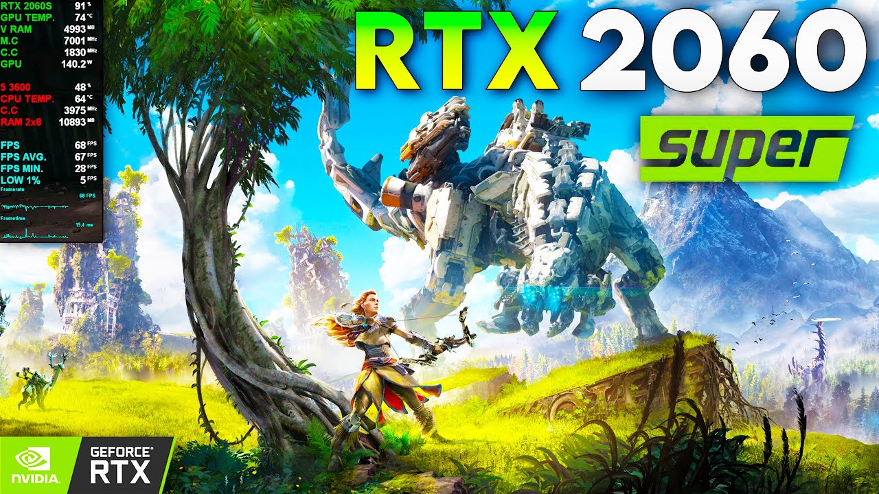 Can RTX 2060 SUPER Play Horizon Forbidden West | Ryzen 5 3600