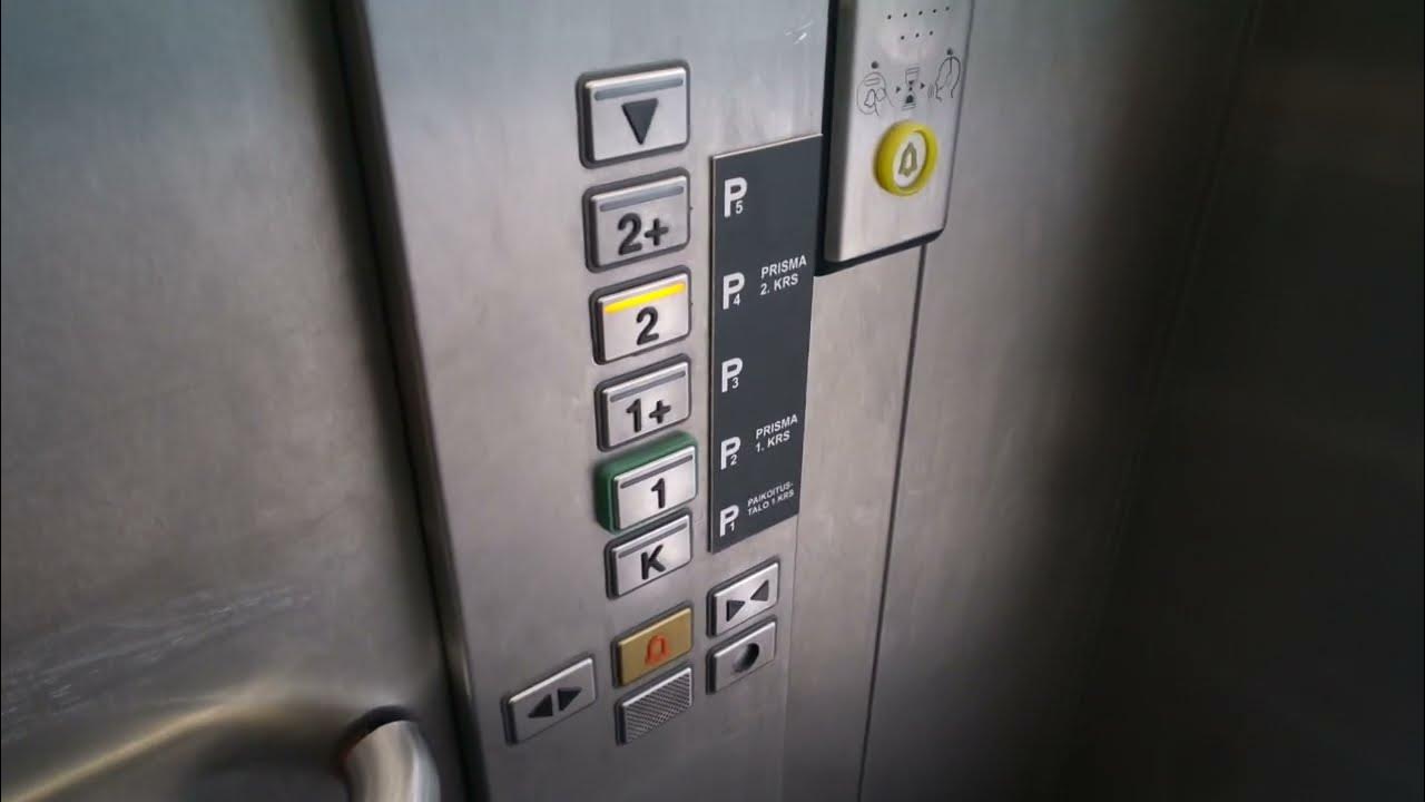 Schindler traction elevators/lifts in Prisma Viikki, Helsinki YouTube