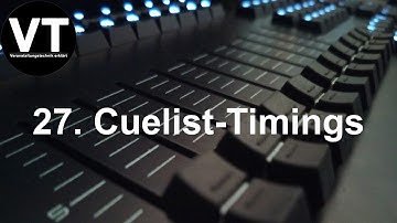 Infinity Chimp - Cuelist Timings