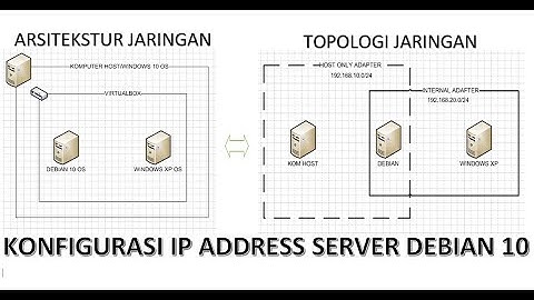 tutorial konfigurasi debian server #bagian 2 - tutorial konfigurasi ip address debian 10 server