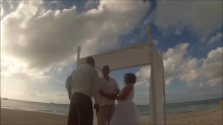 1-26-17 Our wedding clips from Sandals Grande Antigua