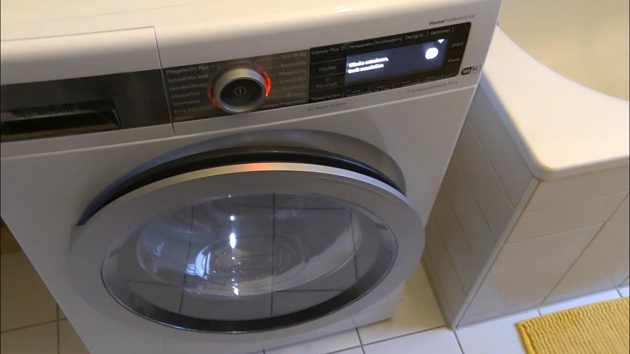 Test Bosch WAV28G43 Home Professional Model 2021 Washing Machine Home  Connect Waschmaschine - YouTube