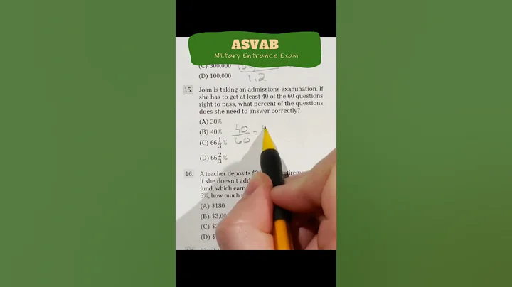 ASVAB Arithmetic Reasoning solution #15 #short