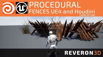 Procedural Fences with Houdini and Unreal Engine 4 (UE4) - Showcase 2