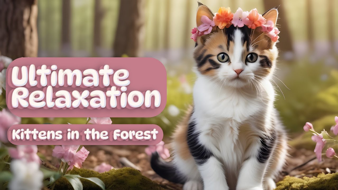 Visual Reference: Ultimate Relaxation Kittens In The Forest