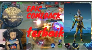 Viral Bocil Epic Comeback terbaik Mobile Legends // Saber by Martin Gamer ( calon Pro Players )