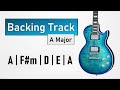 Pop Rock BACKING TRACK A Major | 112 BPM | Guitar Backing Track