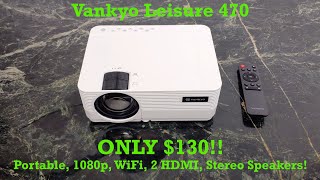 Vankyo Leisure 470 WiFi Portable Projector Review
