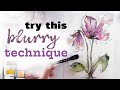 I cant stop using this idea  easy watercolour flower painting tutorial