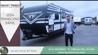 2024 Grand Design Transcend 240ML  Pack your Bags, We are Going on a Trip!  Layzee Acres RV Sales