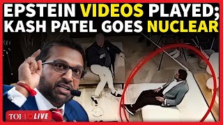 LIVE | Kash Patel's Epstein Video Played In Congressional Hearing; Watch His Outburst | Trump News