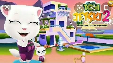 Talking Tom Jetski 2 Android Gameplay Ep 2 - Talking Angela Full house upgrade
