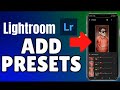 ‎lightroom me preset kaise add kare|‎how to add presets in lightroom|