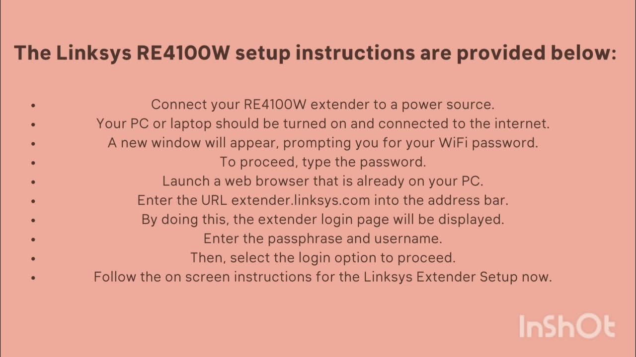 linksys-re4100w-setup-youtube