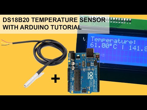 How to use DS18B20 Temperature sensor with arduino