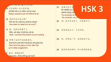 HSK 3 Workbook Lesson 2 Page 11a Correction