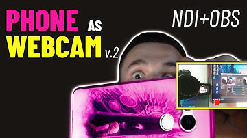 Phone as a Webcam in OBS | NDI