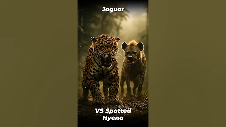 Hyena Vs Jaguar - The Ultimate Battle #shortvideo #animals #shorts