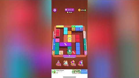 Screw Escape Block Puzzle Level 195 Solution Walkthrough 