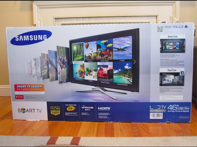 kold tynd nål Unboxing & Setup: Samsung LED F5500 Series Smart TV 46” - YouTube