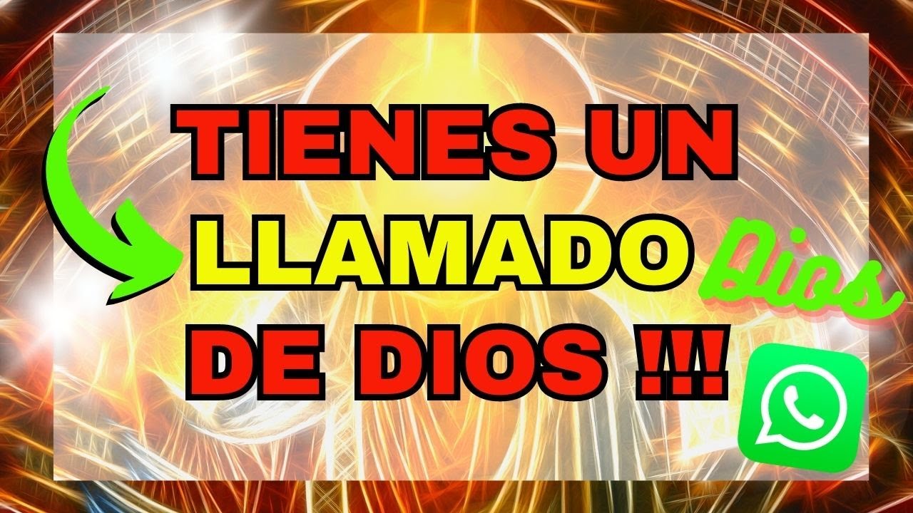 📢‼ DIOS TE ESTÁ LLAMANDO 👉 NO LO IGNORES 📢‼ TIENES UN LLAMADO DE DIOS ...