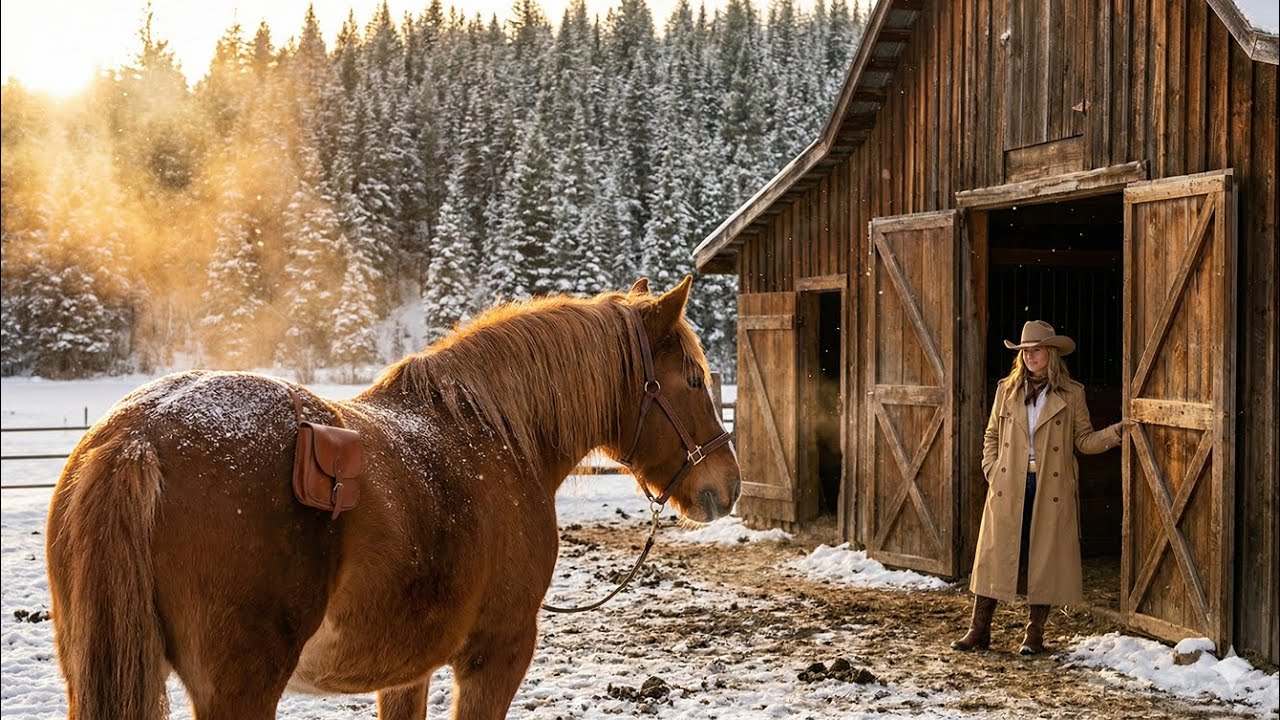 Rancher Discovers Exhausted Horse in Storm—Then She Reads the Urgent Note Attached to Its Tail