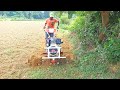 Power tiller rotary || Cultivation of land || পাওয়ার টিলার দিয়ে জমি চাষ